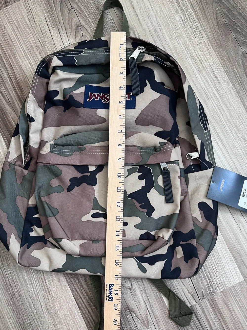 Jansport Camo Backpack Superbreak JSOOT501ZU3 Backpack Travel School